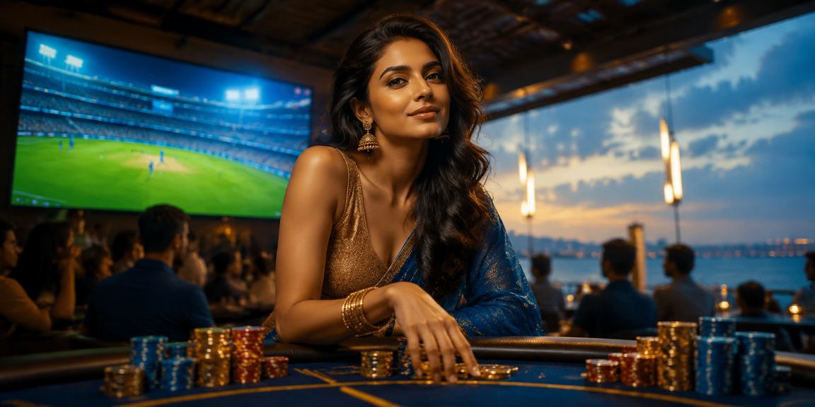 Lottery players enjoying online betting during cricket matches