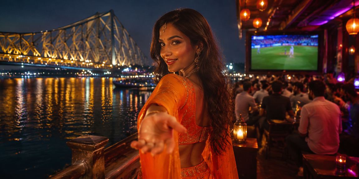 Kolkata scenes and lottery players' excitement